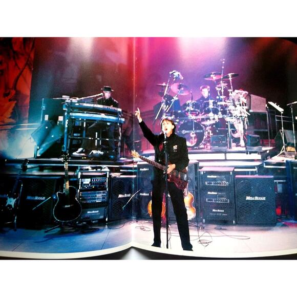 Paul McCartney 1989 World Tour Book Japan Text The Beatles History Poster Inside - Picture 1 of 10